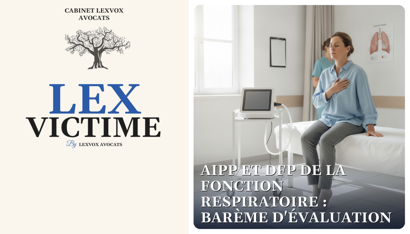 AIPP et DFP de la fonction respiratoire : barème d'évaluation