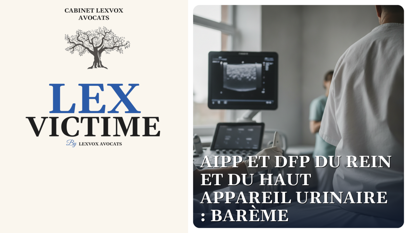 AIPP et DFP du rein et du haut appareil urinaire : barème