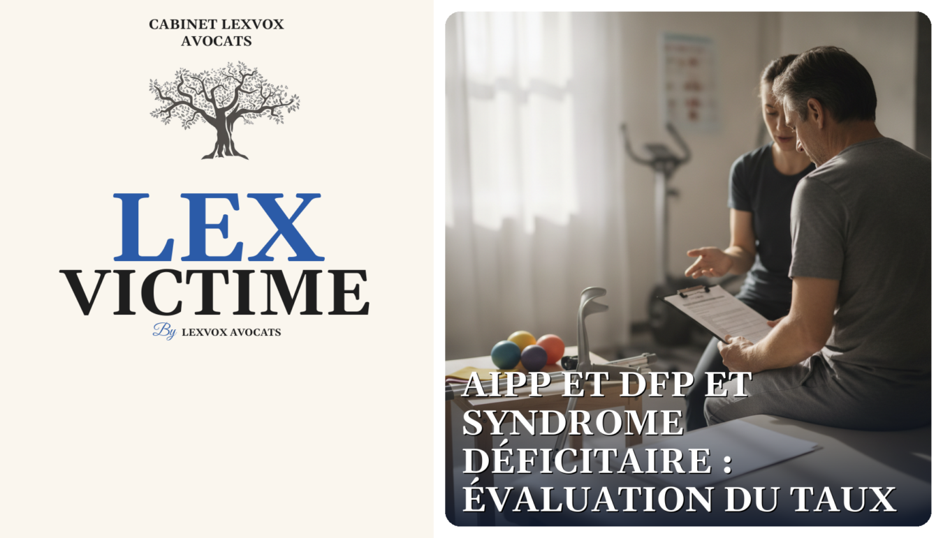 AIPP et DFP et syndrome déficitaire : évaluation du taux