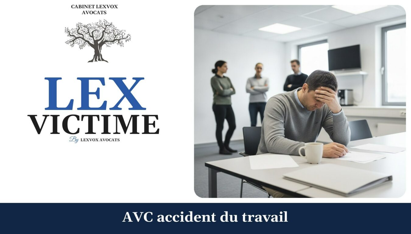 AVC accident du travail — cabinet LEXVOX Avocats, Marignane