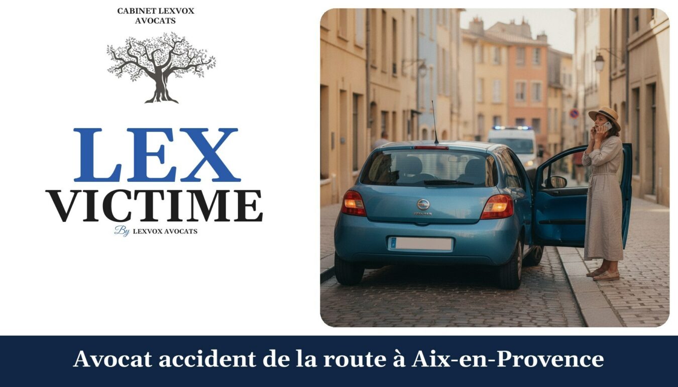 Avocat accident de la route à Aix-en-Provence — cabinet LEXVOX Avocats, Aix-en-Provence
