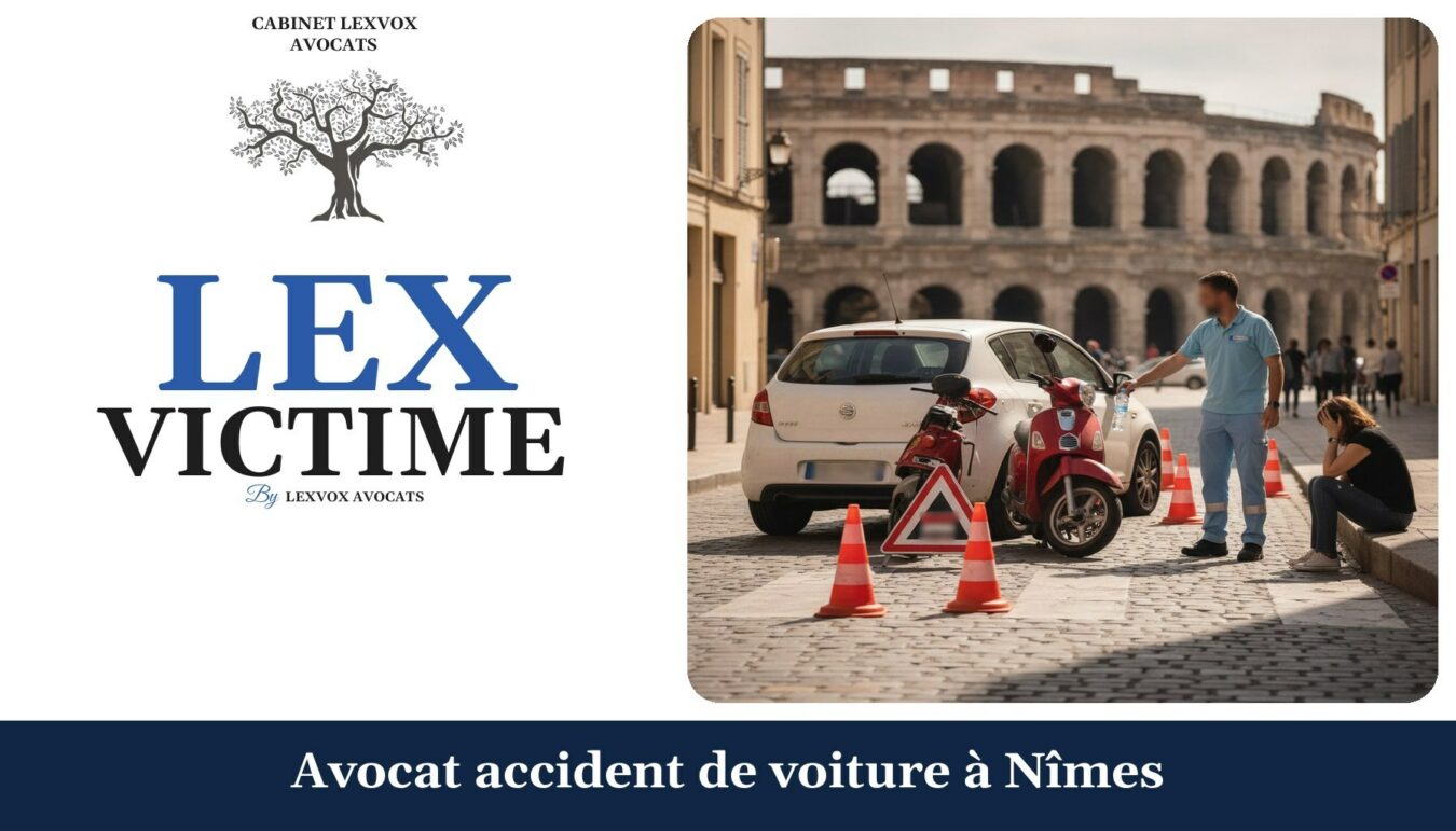 Avocat accident de voiture à Nîmes — cabinet LEXVOX Avocats, Nîmes