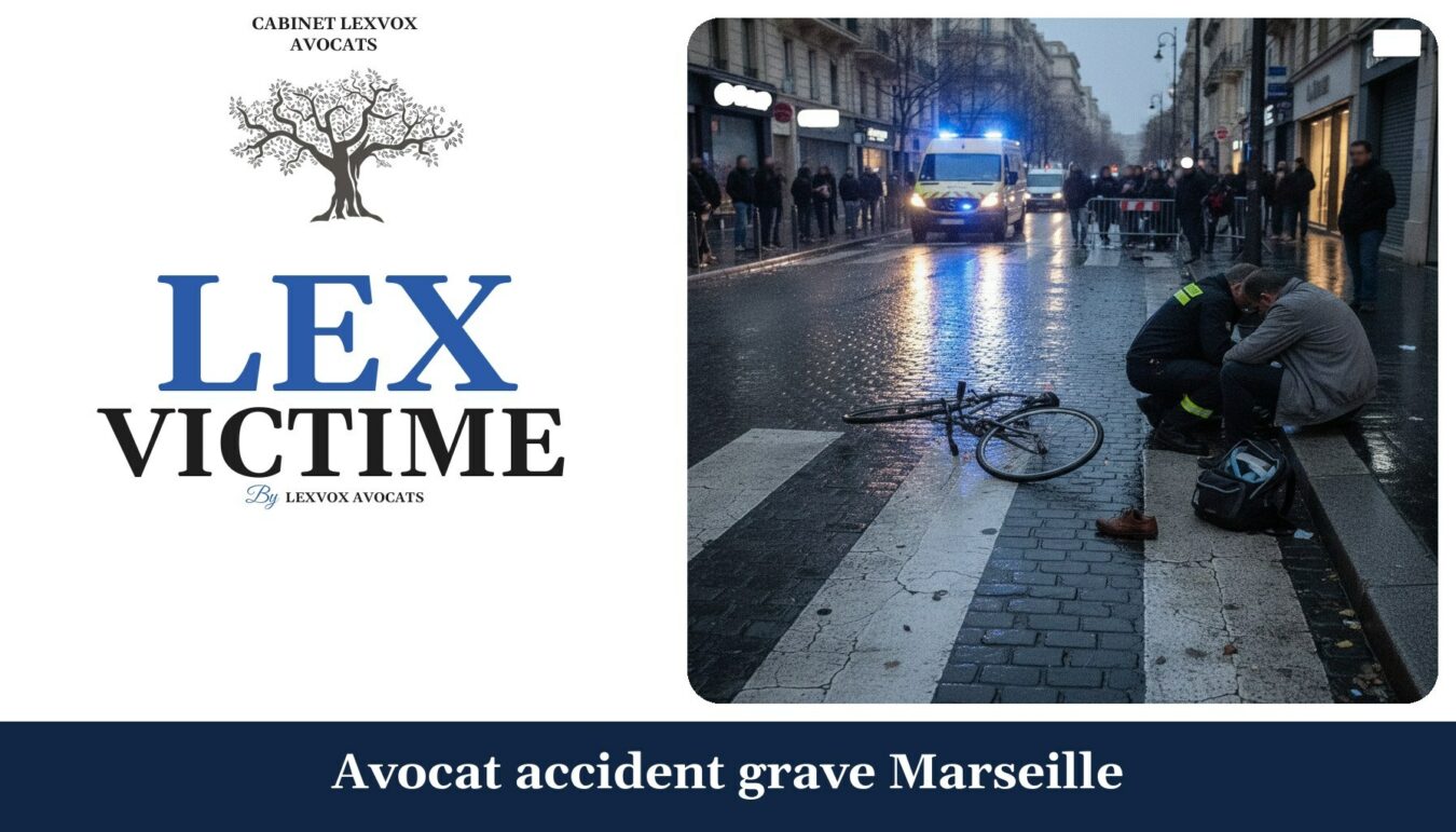 Avocat accident grave Marseille — cabinet LEXVOX Avocats, Nîmes