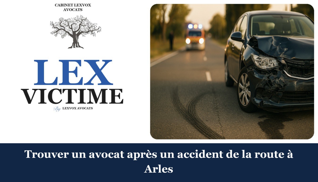 Trouver un avocat après un accident de la route à Arles — cabinet LEXVOX Avocats, Arles
