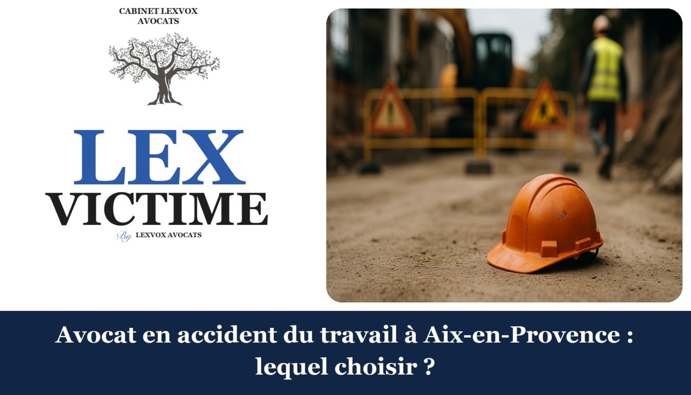 Avocat en accident du travail à Aix-en-Provence : lequel choisir ? — cabinet LEXVOX Avocats, Aix-en-Provence