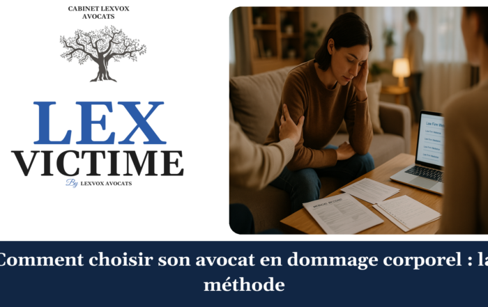 Comment choisir son avocat en dommage corporel : la méthode