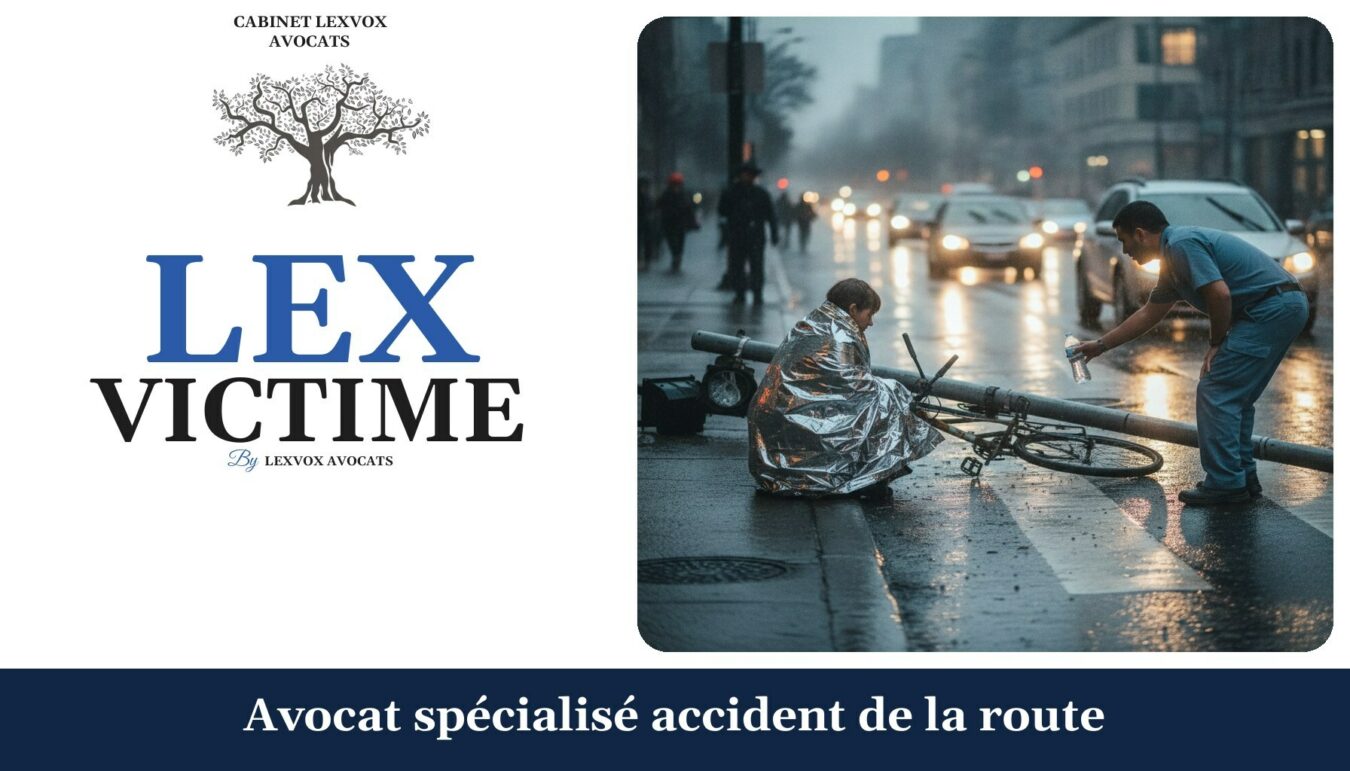 Avocat spécialisé accident de la route — cabinet LEXVOX Avocats, Salon-de-Provence