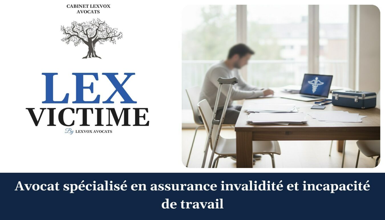 Avocat spécialisé en assurance invalidité et incapacité de travail — cabinet LEXVOX Avocats, Aix-en-Provence