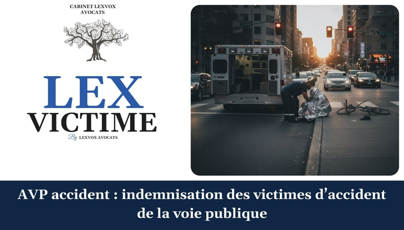 AVP accident : indemnisation des victimes d’accident de la voie publique — cabinet LEXVOX Avocats, Marignane