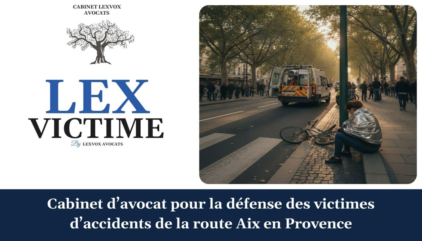 Cabinet d’avocat pour la défense des victimes d’accidents de la route Aix en Provence — cabinet LEXVOX Avocats, Aix-en-Provence