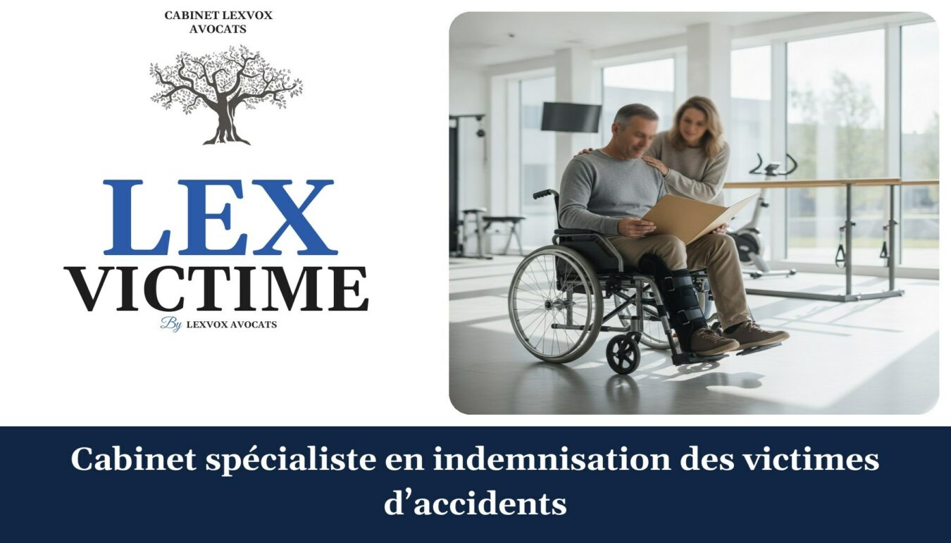 Cabinet spécialiste en indemnisation des victimes d’accidents — cabinet LEXVOX Avocats, Marignane