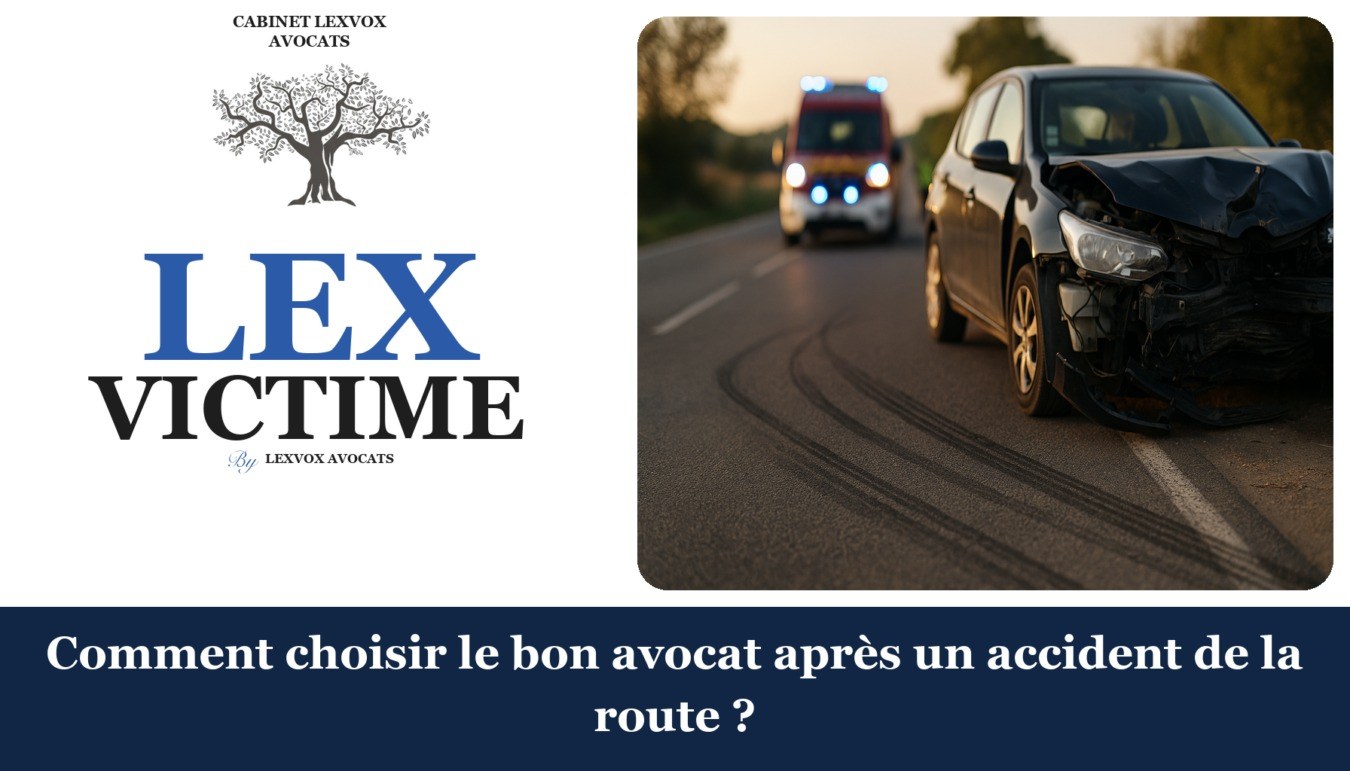 Comment choisir le bon avocat après un accident de la route ? — cabinet LEXVOX Avocats, Aix-en-Provence