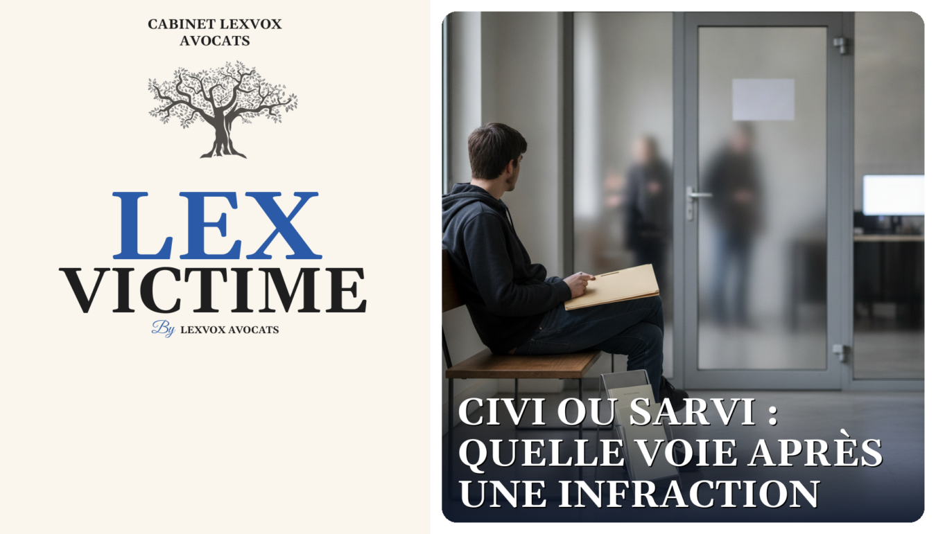CIVI ou SARVI : quelle voie après une infraction