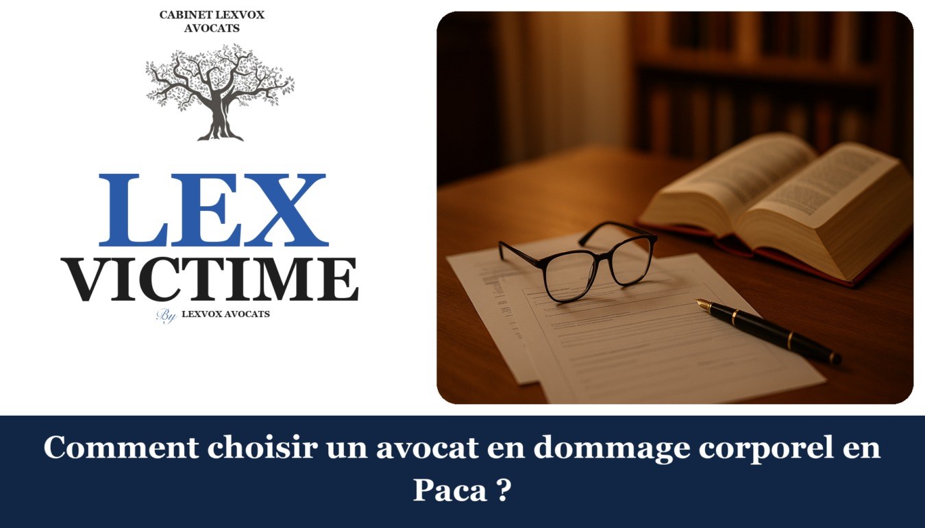 Comment choisir un avocat en dommage corporel en Paca ? — cabinet LEXVOX Avocats, Aix-en-Provence