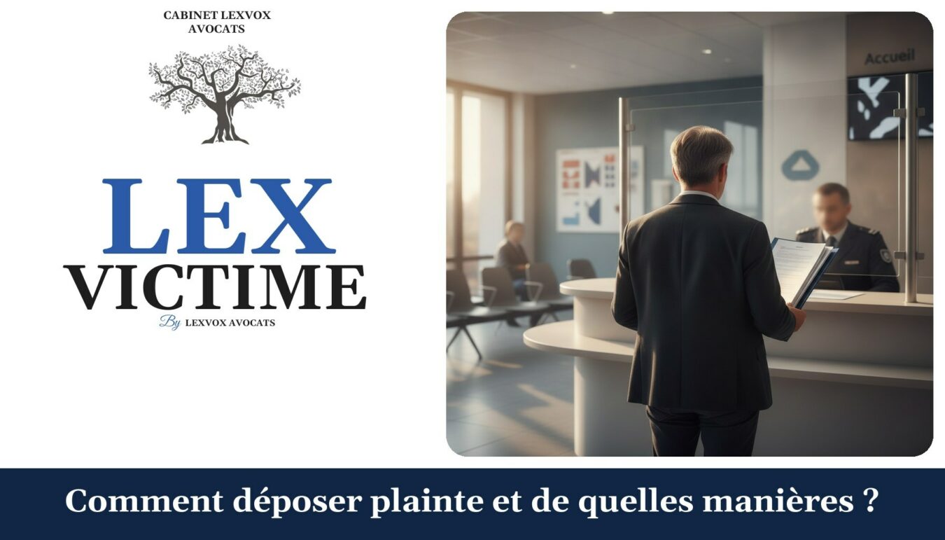 Comment déposer plainte et de quelles manières ? — cabinet LEXVOX Avocats, Marignane