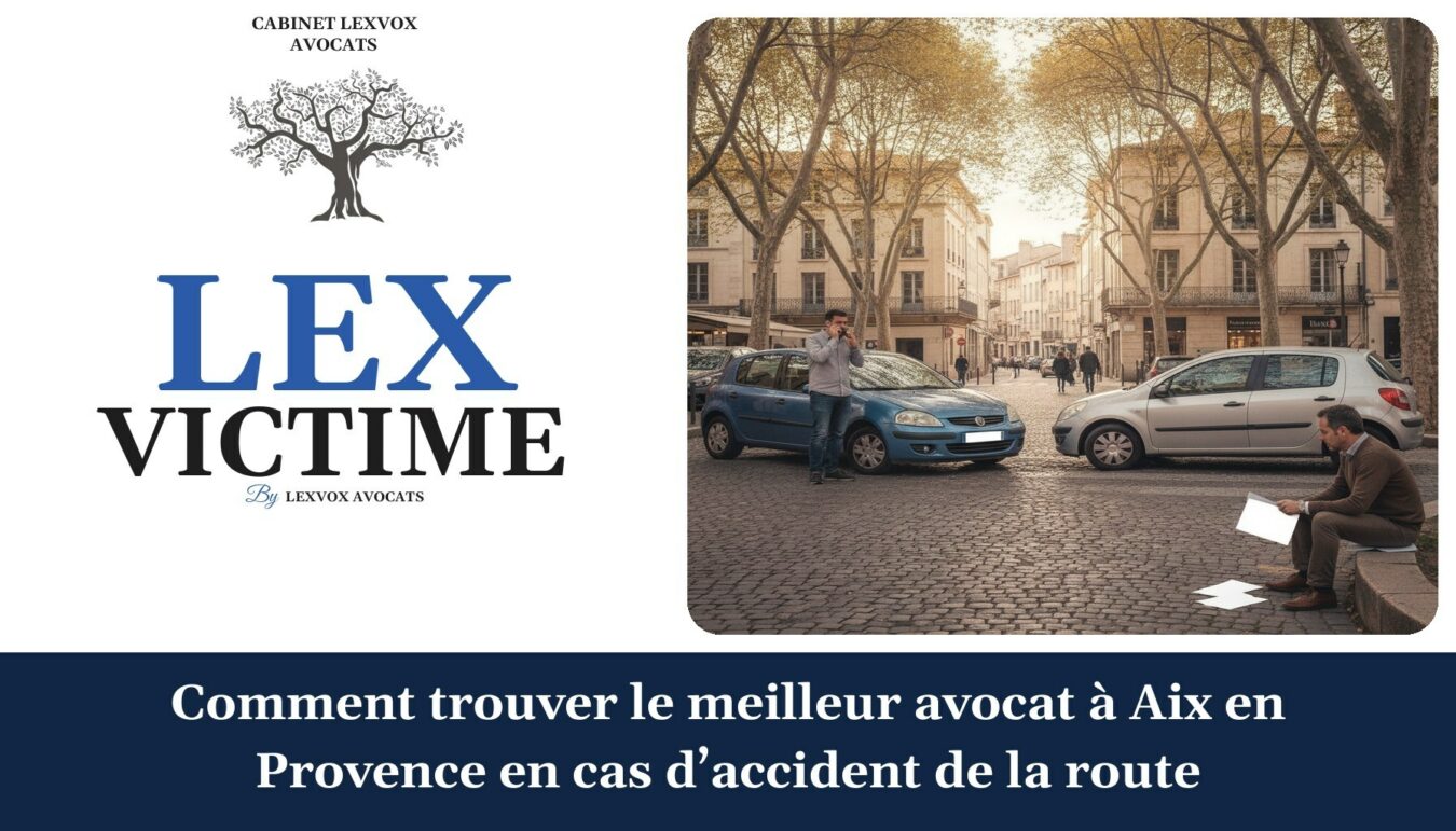 Comment trouver le meilleur avocat à Aix en Provence en cas d’accident de la route — cabinet LEXVOX Avocats, Aix-en-Provence