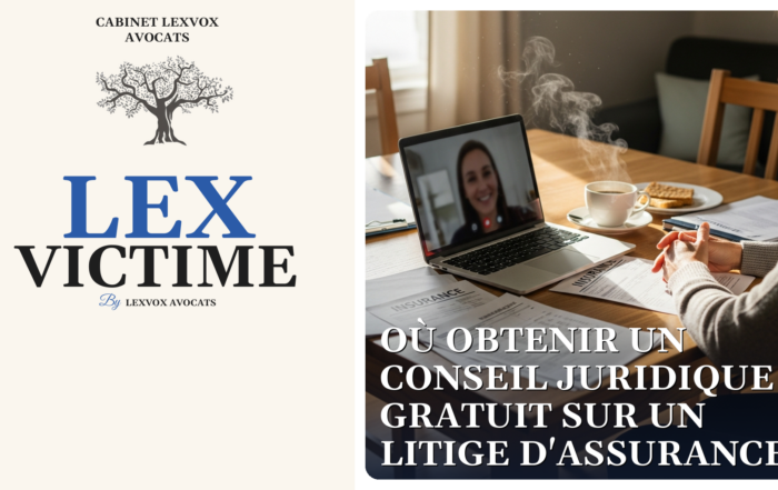 Où obtenir un conseil juridique gratuit sur un litige d'assurance