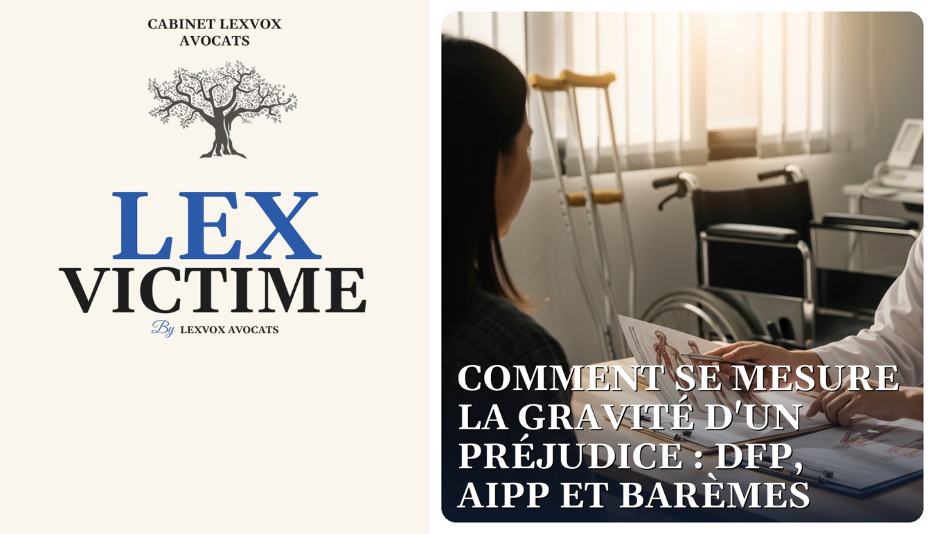 Comment se mesure la gravité d'un préjudice : DFP, AIPP et barèmes