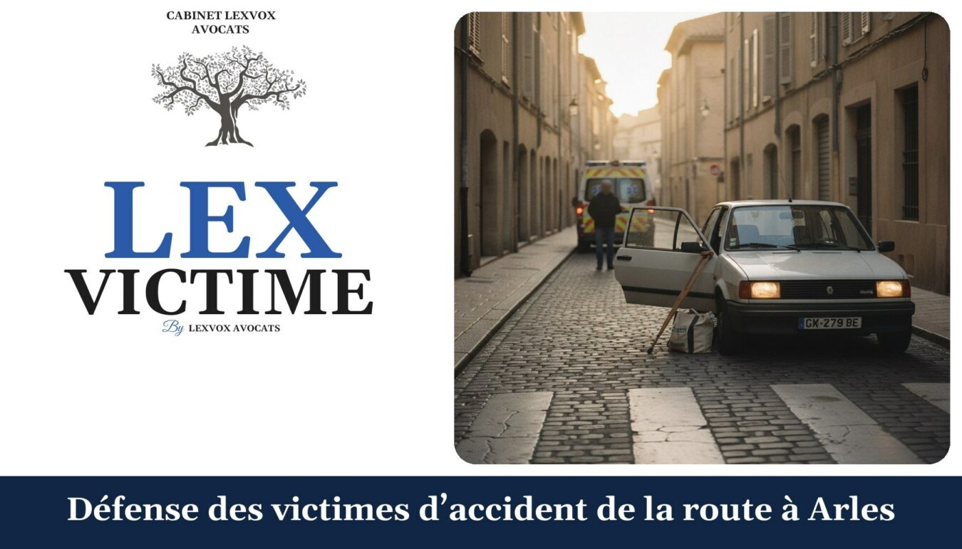 Défense des victimes d’accident de la route à Arles — cabinet LEXVOX Avocats, Arles