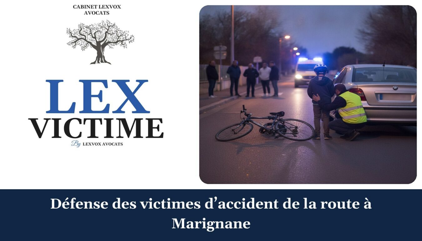 Défense des victimes d’accident de la route à Marignane — cabinet LEXVOX Avocats, Marignane