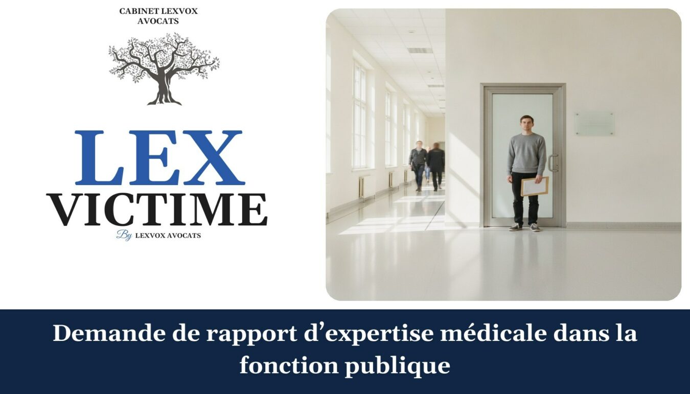 Demande de rapport d’expertise médicale dans la fonction publique — cabinet LEXVOX Avocats, Nîmes