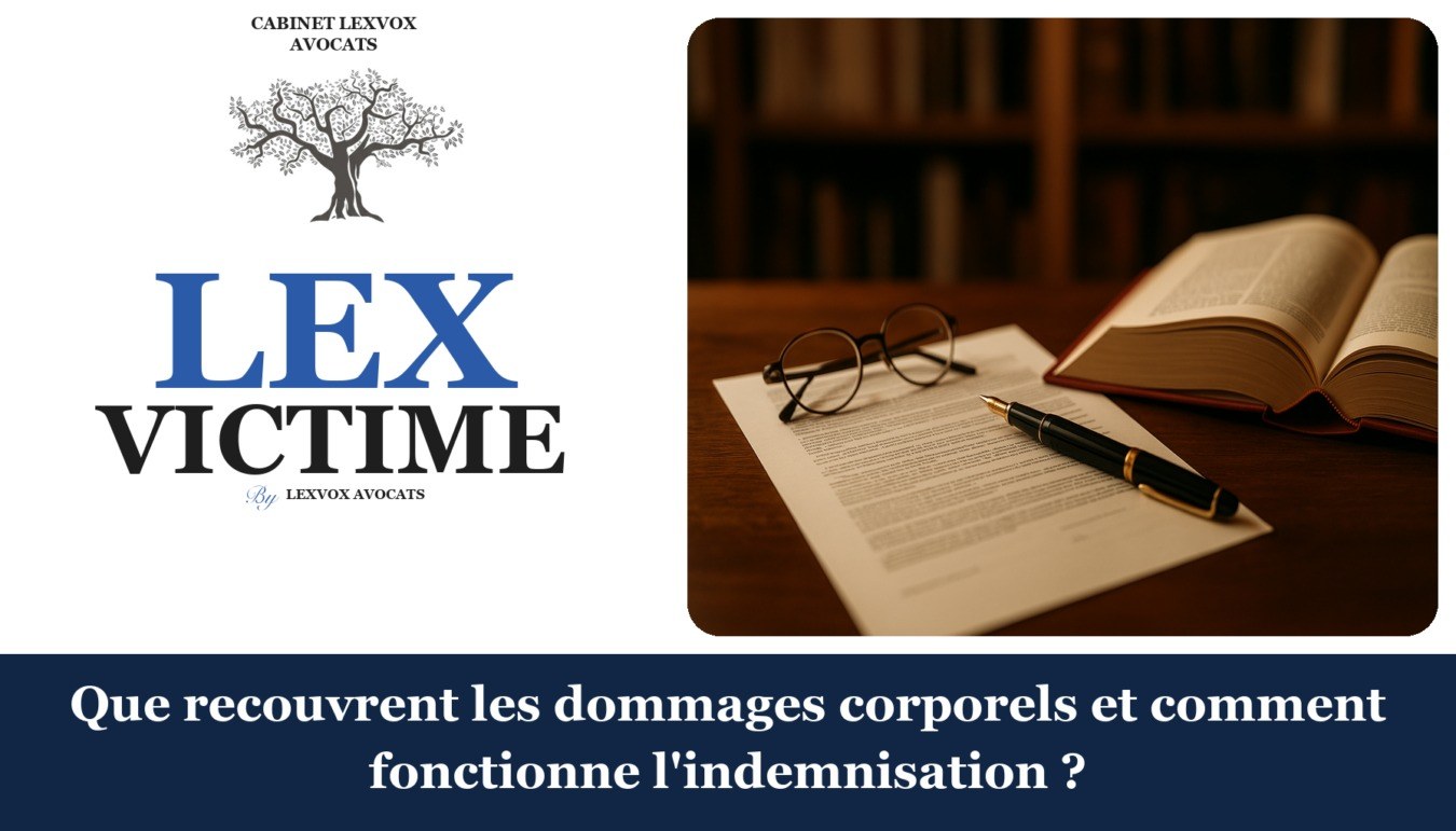 Que recouvrent les dommages corporels et comment fonctionne l’indemnisation ? — cabinet LEXVOX Avocats, Nîmes