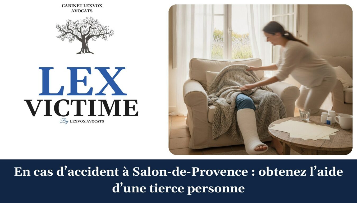 En cas d’accident à Salon-de-Provence : obtenez l’aide d’une tierce personne — cabinet LEXVOX Avocats, Salon-de-Provence