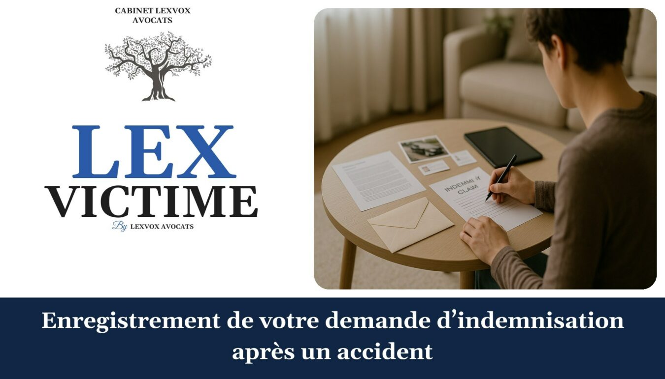 Enregistrement de votre demande d’indemnisation après un accident — cabinet LEXVOX Avocats, Arles
