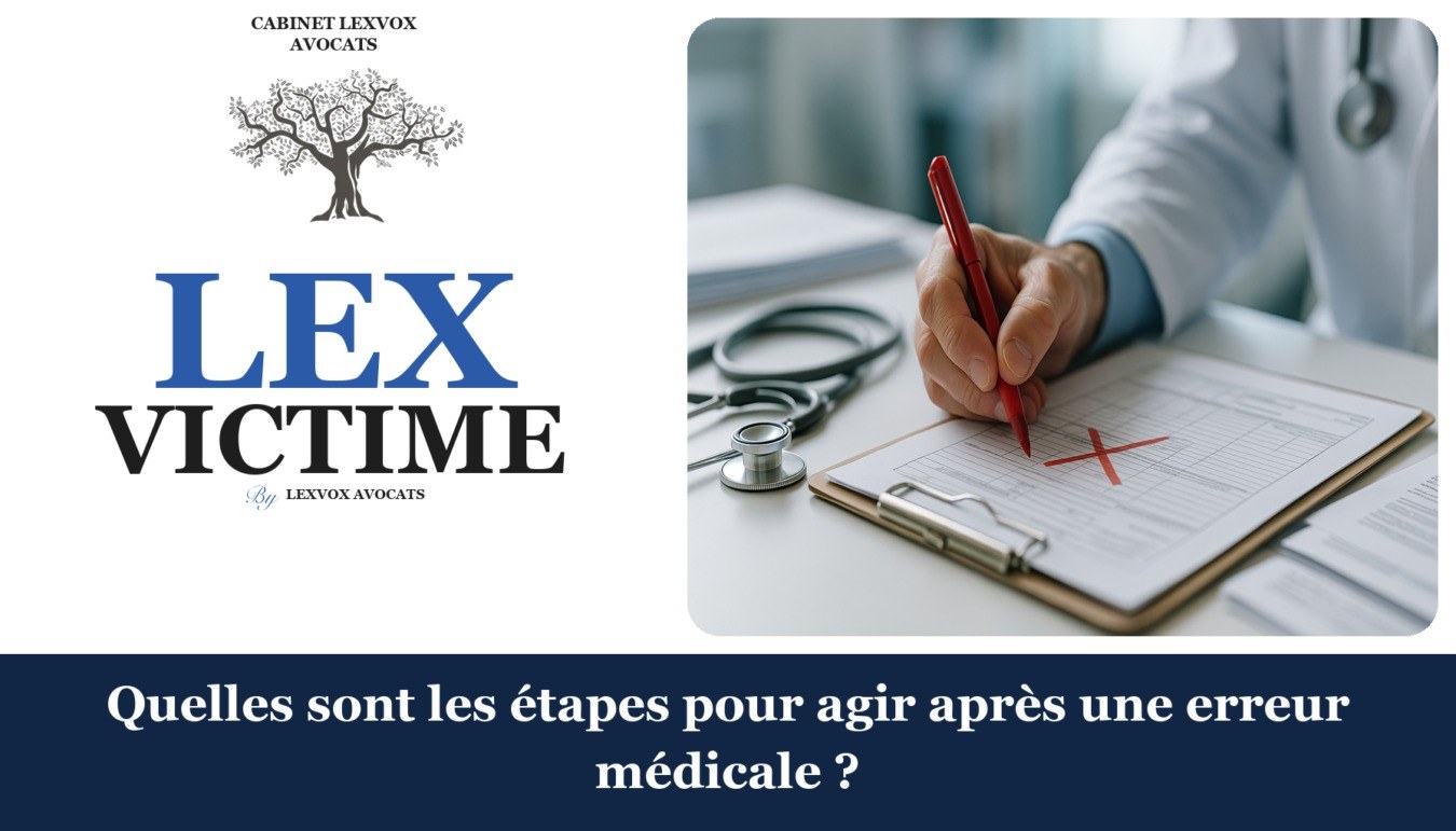 Quelles sont les étapes pour agir après une erreur médicale ? — cabinet LEXVOX Avocats, Aix-en-Provence