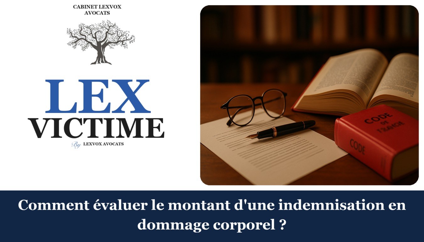 Comment évaluer le montant d’une indemnisation en dommage corporel ? — cabinet LEXVOX Avocats, Aix-en-Provence
