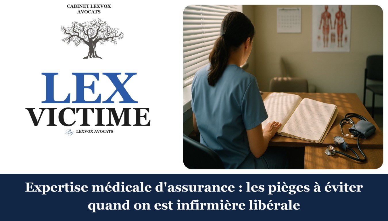 Expertise médicale d’assurance : les pièges à éviter quand on est infirmière libérale — cabinet LEXVOX Avocats, Aix-en-Provence