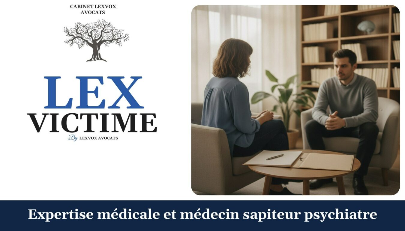 Expertise médicale et médecin sapiteur psychiatre — cabinet LEXVOX Avocats, Aix-en-Provence