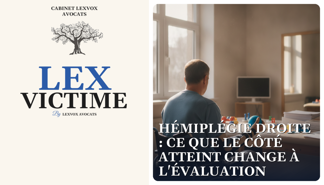 Hémiplégie droite : ce que le côté atteint change à l'évaluation