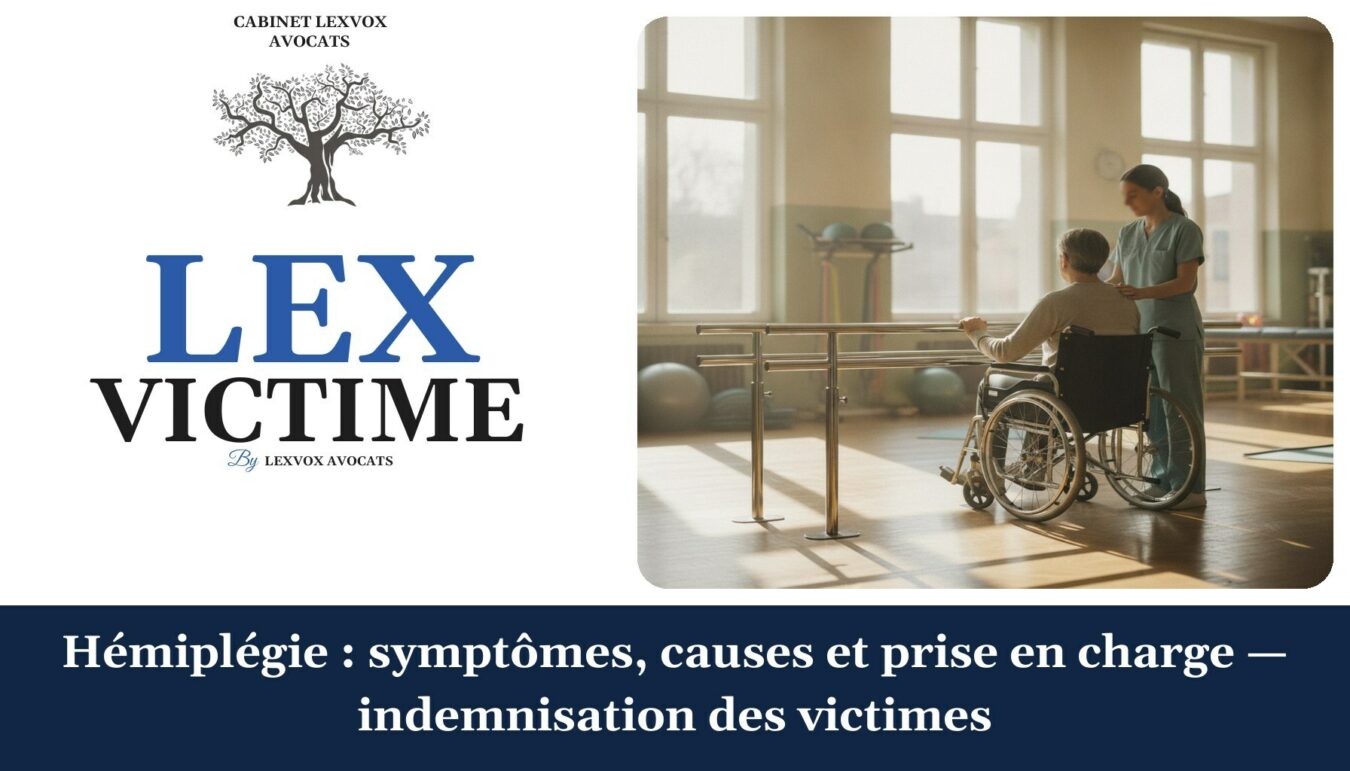 Hémiplégie : symptômes, causes et prise en charge — indemnisation des victimes — cabinet LEXVOX Avocats, Marignane