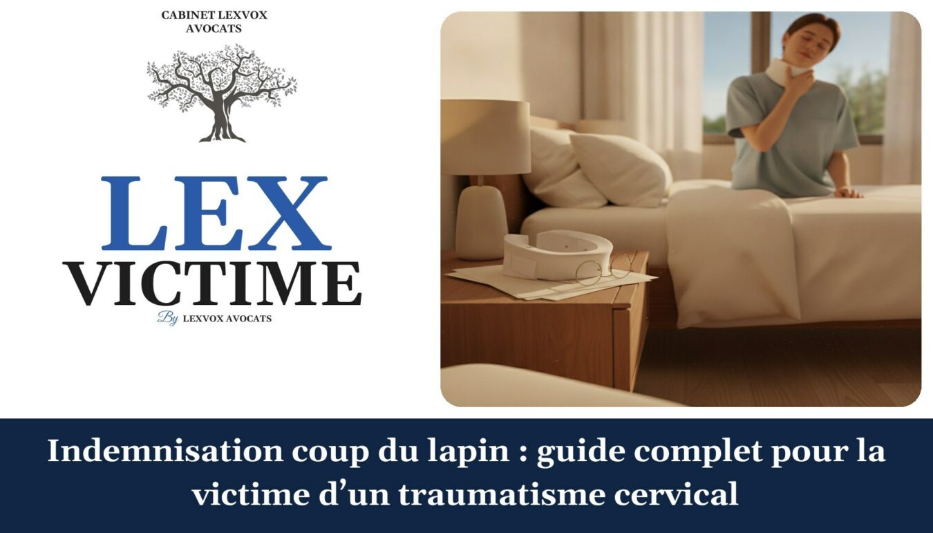 Indemnisation coup du lapin : guide complet pour la victime d’un traumatisme cervical — cabinet LEXVOX Avocats, Aix-en-Provence
