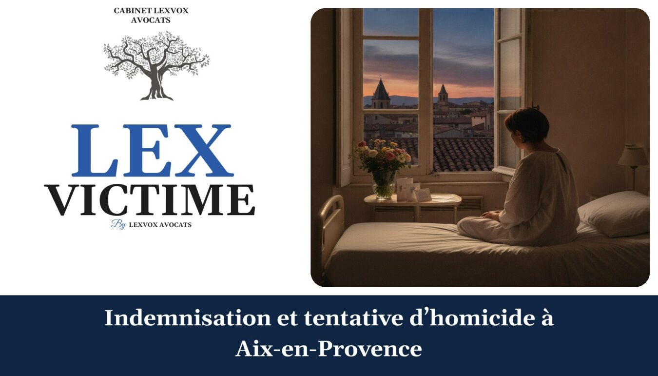 Indemnisation et tentative d’homicide à Aix-en-Provence — cabinet LEXVOX Avocats, Aix-en-Provence