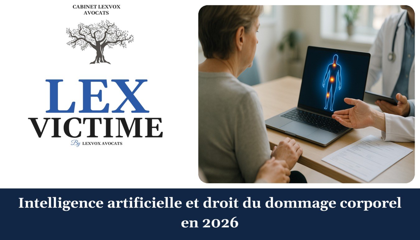 Intelligence artificielle et droit du dommage corporel en 2026 — cabinet LEXVOX Avocats, Arles