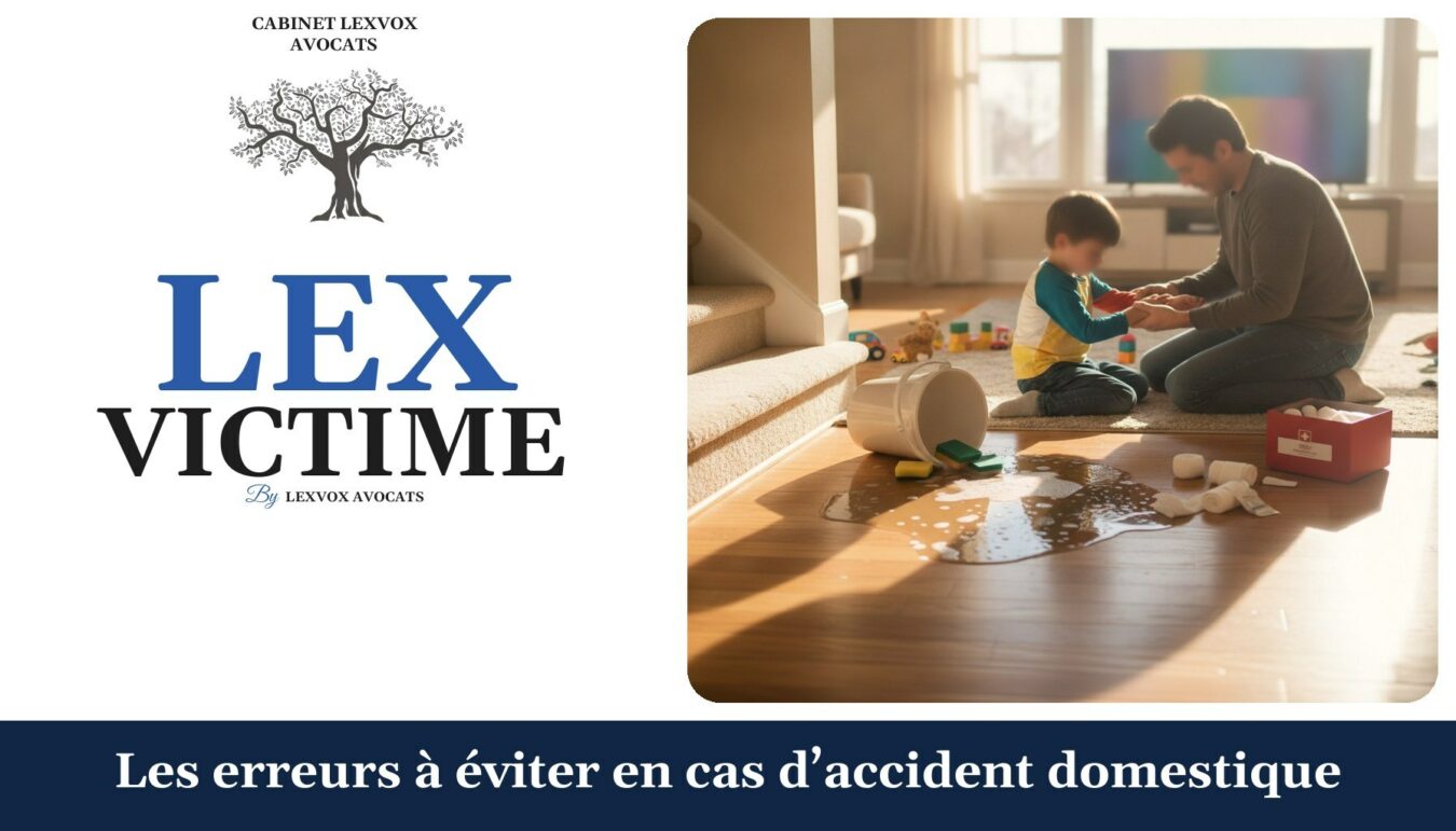 Les erreurs à éviter en cas d’accident domestique — cabinet LEXVOX Avocats, Marignane
