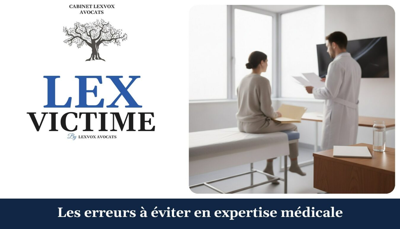 Les erreurs à éviter en expertise médicale — cabinet LEXVOX Avocats, Arles