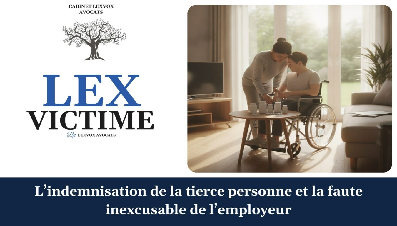 L’indemnisation de la tierce personne et la faute inexcusable de l’employeur — cabinet LEXVOX Avocats, Aix-en-Provence