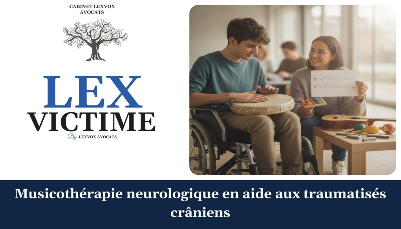 Musicothérapie neurologique en aide aux traumatisés crâniens — cabinet LEXVOX Avocats, Salon-de-Provence