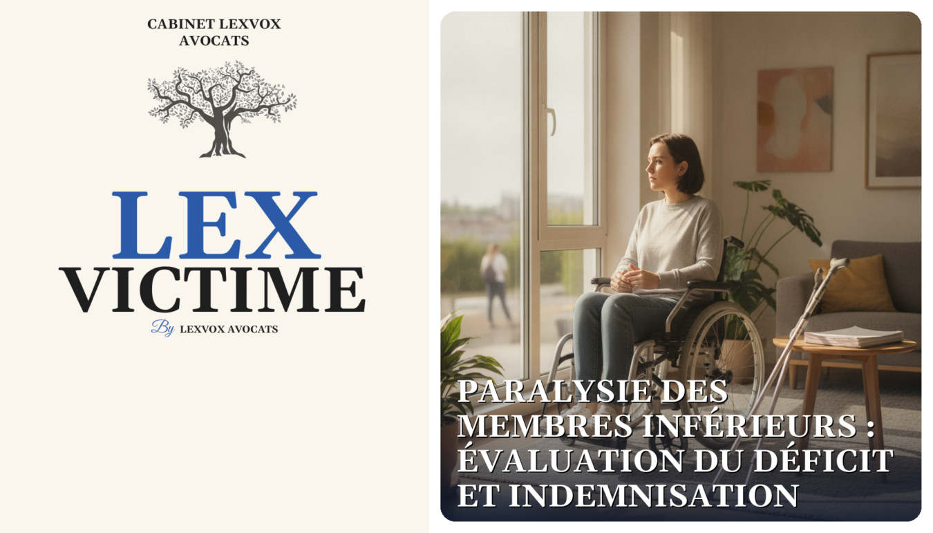 Paralysie des membres inférieurs : évaluation du déficit et indemnisation