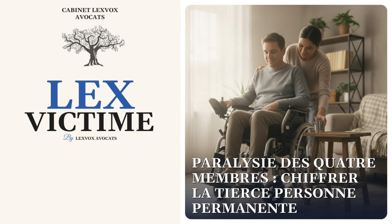 Paralysie des quatre membres : chiffrer la tierce personne permanente
