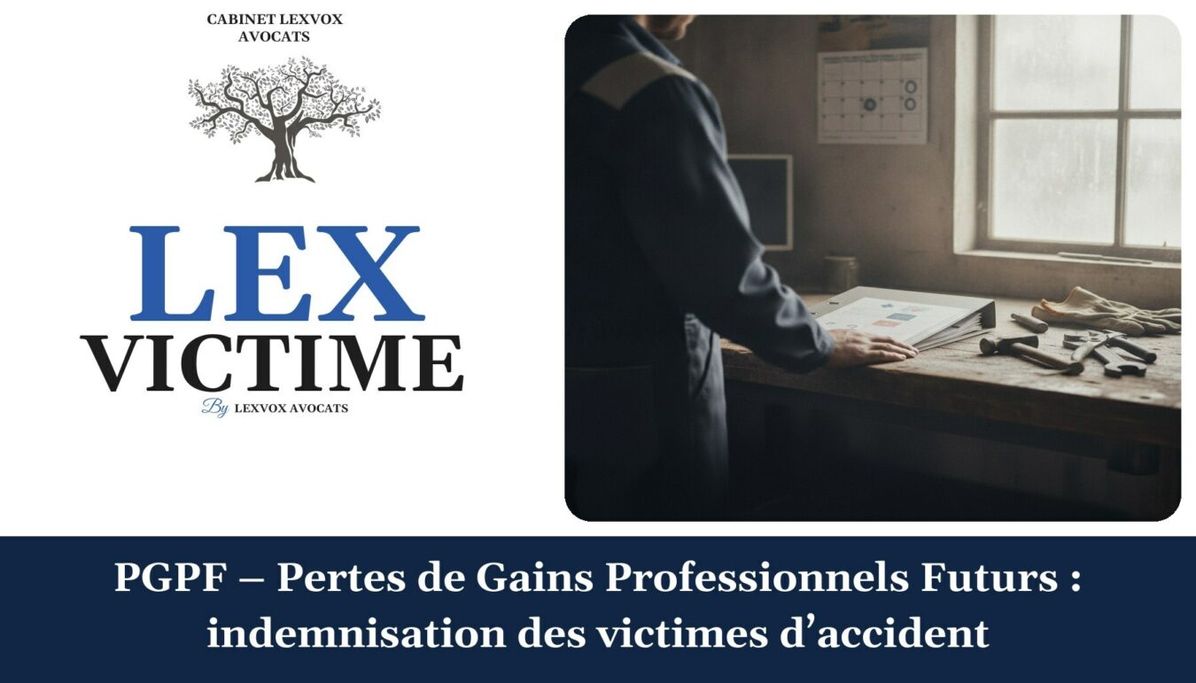PGPF – Pertes de Gains Professionnels Futurs : indemnisation des victimes d’accident — cabinet LEXVOX Avocats, Arles