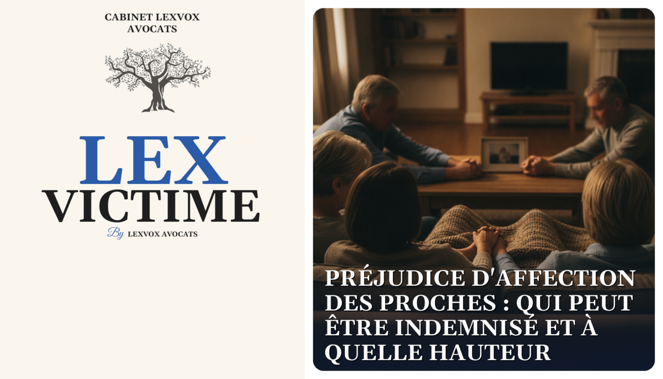Préjudice d'affection des proches : qui peut être indemnisé et à quelle hauteur