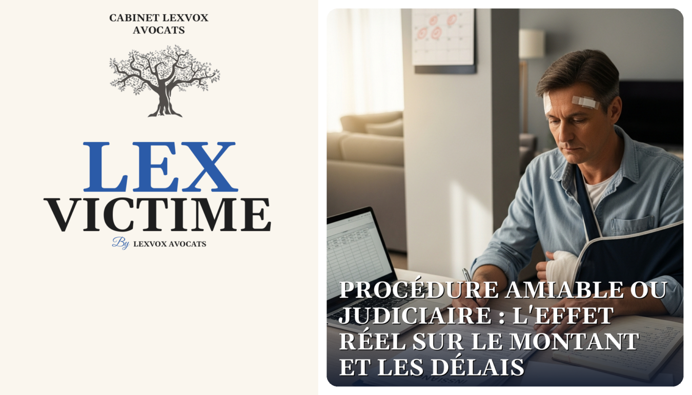 Procédure amiable ou judiciaire : l'effet réel sur le montant et les délais