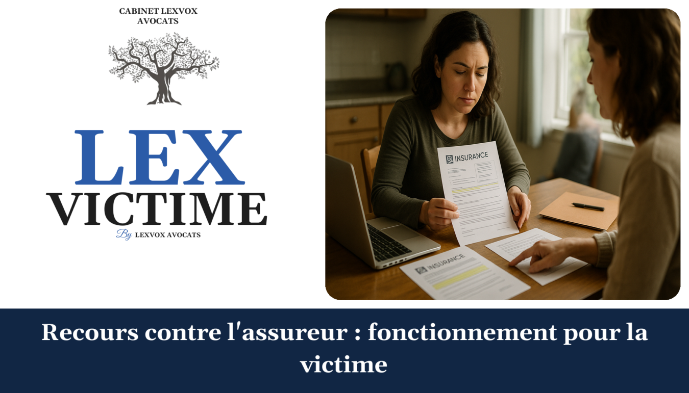 Recours contre l'assureur : fonctionnement pour la victime