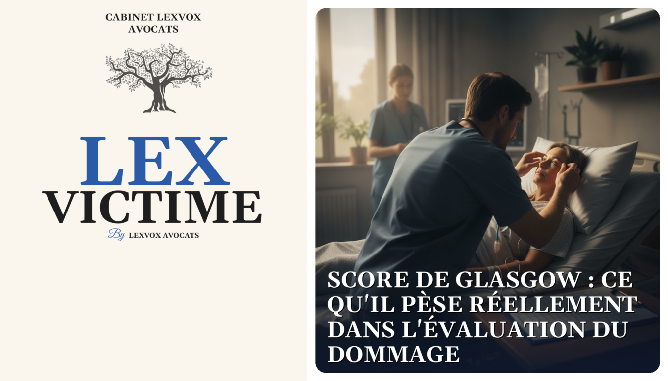 Score de Glasgow : ce qu'il pèse réellement dans l'évaluation du dommage