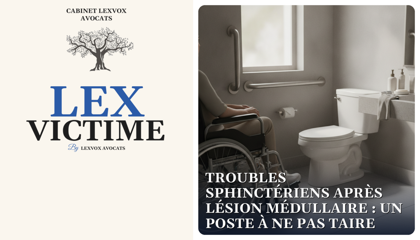 Troubles sphinctériens après lésion médullaire : un poste à ne pas taire