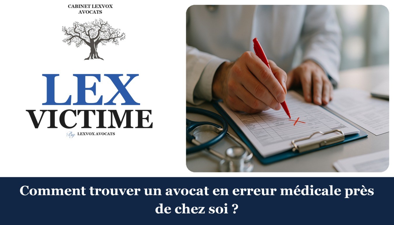 Comment trouver un avocat en erreur médicale près de chez soi ? — cabinet LEXVOX Avocats, Aix-en-Provence